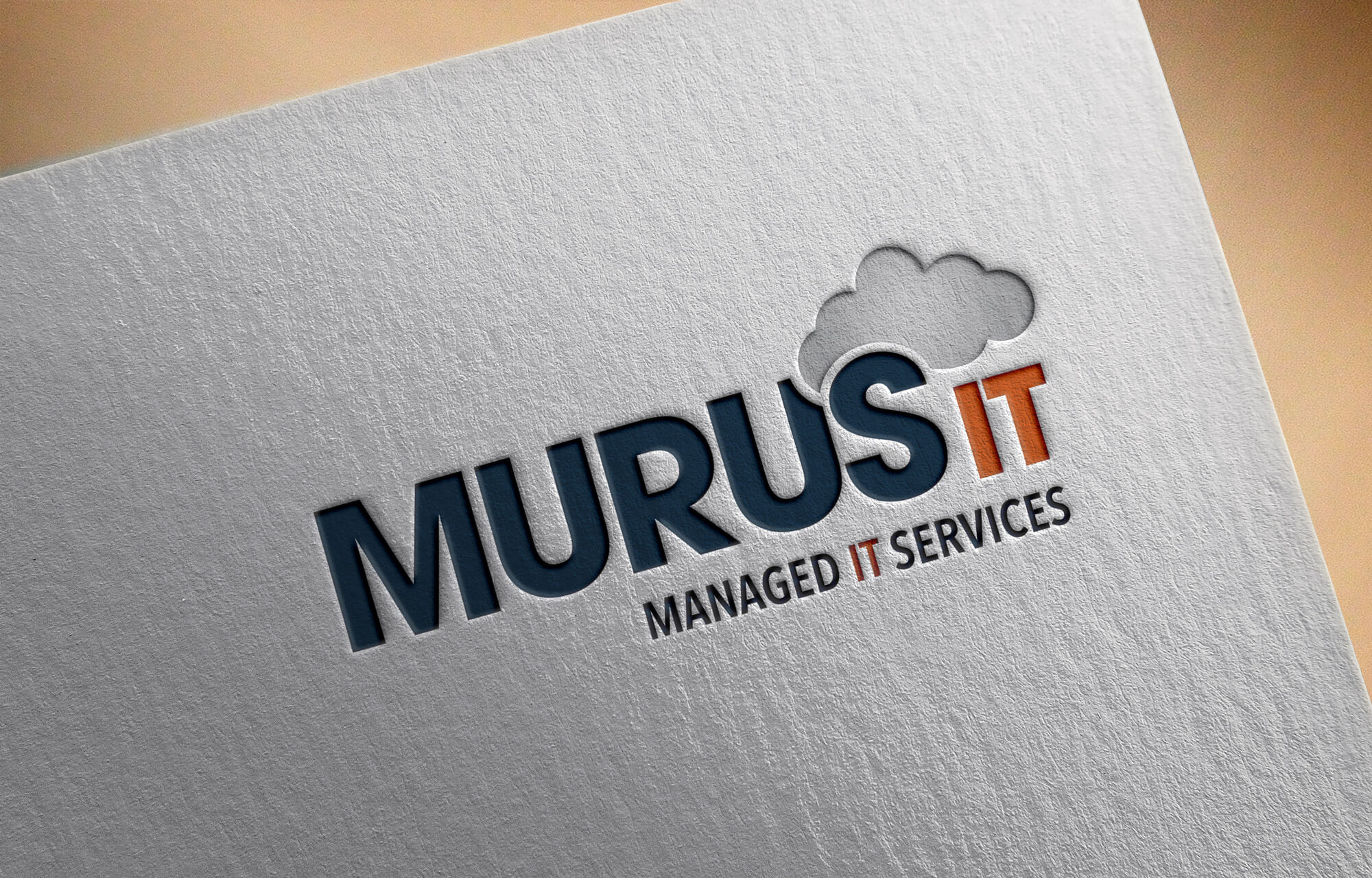 Murus IT logo on textured paper.