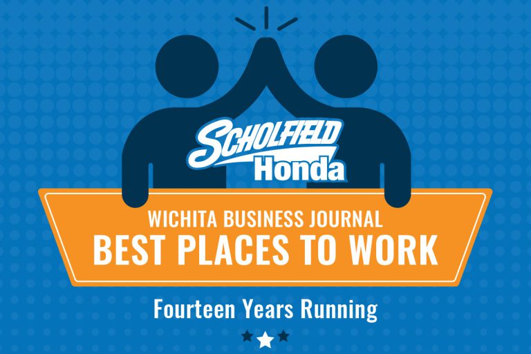Scholfield Honda - Wichita Best Places to Work Award - 14 Years